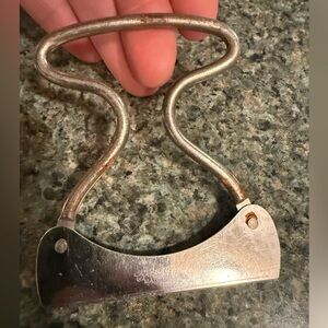 Vintage Stainless Steel Handled Herb / Vegetable Chopper - Silver